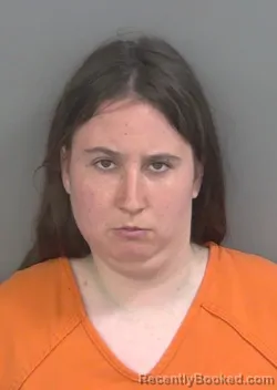 Mugshot of SARAH ELIZABETH RAIGER booked in Collier County, Florida on June 19, 2026
