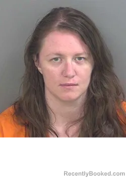 Mugshot of AMANDA MARIE BUTLER booked in Collier County, Florida on June 19, 2026