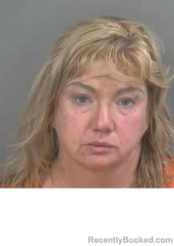 Mugshot of CHRISTINE ELIZABETH DERUE booked in Collier County, Florida on June 20, 2026