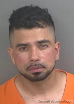 Mugshot of JUAN FELIPE MUNOZ-SANDOVAL booked in Collier County, Florida on June 24, 2026