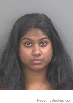 Mugshot of VARSHA NAZARETH booked in Collier County, Florida on July 3, 2026