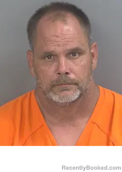 Mugshot of David Anthony Gearhart booked in Collier County, Florida on August 11, 2026