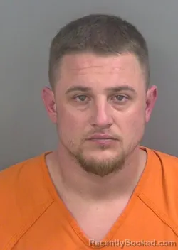 Mugshot of Derek Nicholas Ollmer booked in Collier County, Florida on August 19, 2026