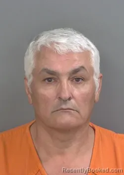 Mugshot of Valeriu Yevgenievich Romanel booked in Collier County, Florida on August 21, 2026