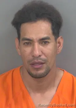 Mugshot of Joel Gutierrez booked in Collier County, Florida on August 21, 2026