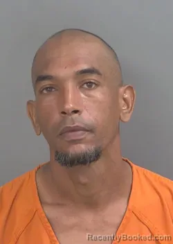 Mugshot of Jorge Yuniesky Guillensanchez booked in Collier County, Florida on August 25, 2026