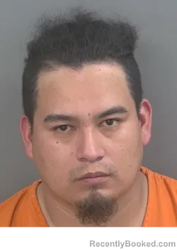 Mugshot of Oswaldo Adrian Penadoquintanilla booked in Collier County, Florida on August 27, 2026
