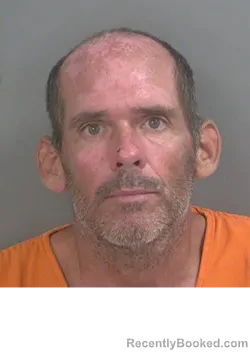 Mugshot of David Robert Bieberich booked in Collier County, Florida on August 27, 2026