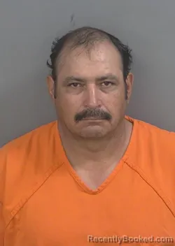 Mugshot of Hector Mares-Pinon booked in Collier County, Florida on August 28, 2026