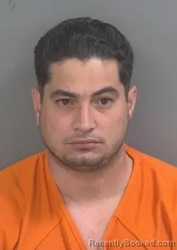 Mugshot of Alejandro Ernesto Naranjo-Ramos booked in Collier County, Florida on August 28, 2026