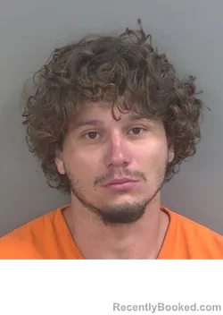 Mugshot of Corbin John Dacey booked in Collier County, Florida on August 29, 2026