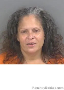 Mugshot of Yolanda Cruz booked in Collier County, Florida on August 31, 2026
