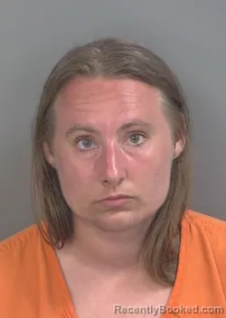 Mugshot of Courtney Marie Emert booked in Collier County, Florida on August 31, 2026