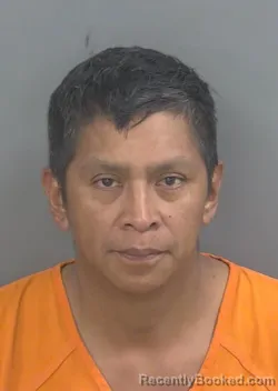 Mugshot of Carlos Sanchez Medina booked in Collier County, Florida on August 31, 2026