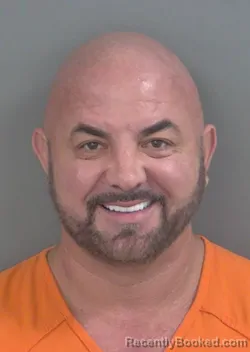 Mugshot of Skender Kajoshaj booked in Collier County, Florida on August 31, 2026