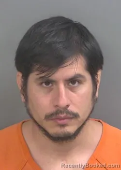 Mugshot of Jonathan Jafet Arreaga booked in Collier County, Florida on September 1, 2026