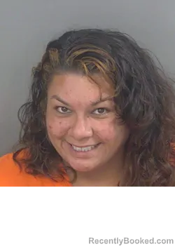 Mugshot of Delia Genoveba Anzualda booked in Collier County, Florida on September 3, 2026