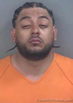 Mugshot of Eliud Castellanos booked in Collier County, Florida on September 12, 2026