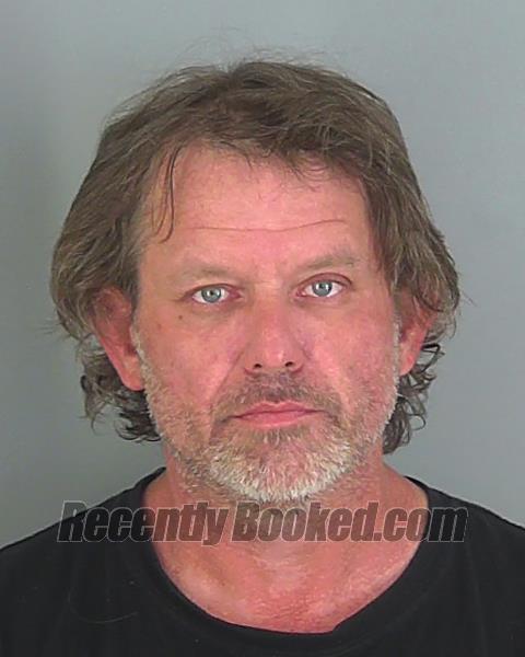 Booking photo from Spartanburg County, South Carolina