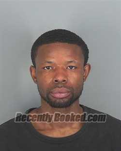 Booking photo from Spartanburg County, South Carolina