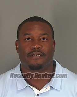 Booking photo from Spartanburg County, South Carolina