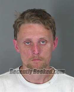 Booking photo from Spartanburg County, South Carolina