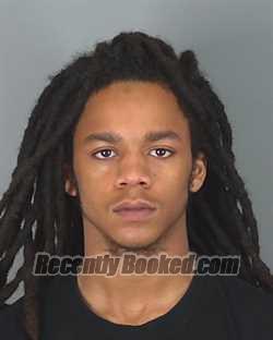 Booking photo from Spartanburg County, South Carolina