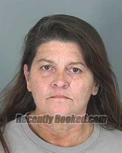 Booking photo from Spartanburg County, South Carolina