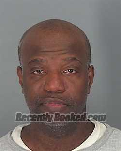 Booking photo from Spartanburg County, South Carolina