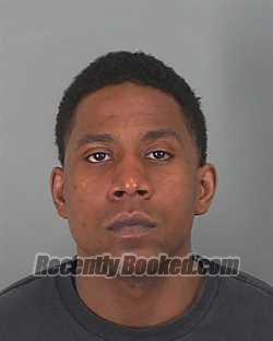 Booking photo from Spartanburg County, South Carolina