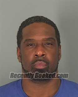 Booking photo from Spartanburg County, South Carolina