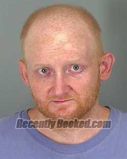 Booking photo from Spartanburg County, South Carolina
