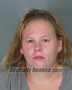 Booking photo from Spartanburg County, South Carolina