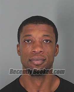 Booking photo from Spartanburg County, South Carolina