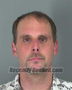 Booking photo from Spartanburg County, South Carolina