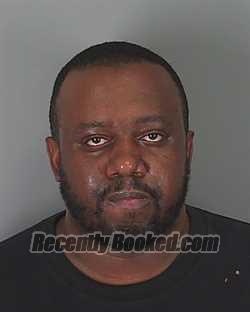 Booking photo from Spartanburg County, South Carolina