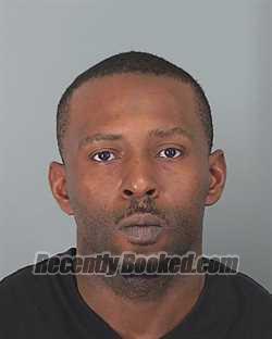 Booking photo from Spartanburg County, South Carolina