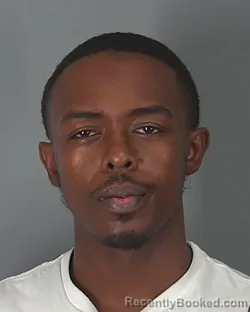 Booking photo from Spartanburg County, South Carolina