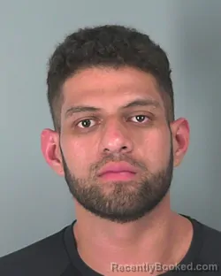 Booking photo from Spartanburg County, South Carolina