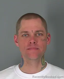 Booking photo from Spartanburg County, South Carolina