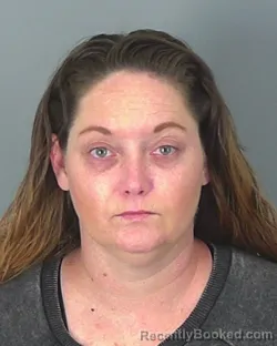 Booking photo from Spartanburg County, South Carolina