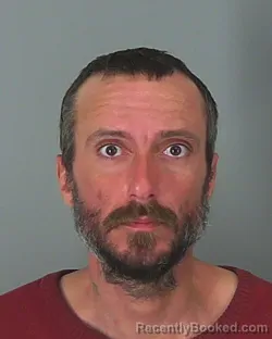 Booking photo from Spartanburg County, South Carolina