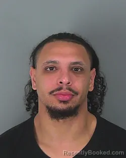 Booking photo from Spartanburg County, South Carolina