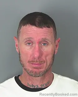 Booking photo from Spartanburg County, South Carolina