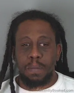 Booking photo from Spartanburg County, South Carolina