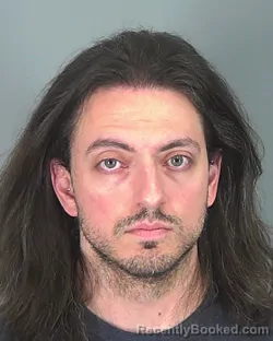 Booking photo from Spartanburg County, South Carolina
