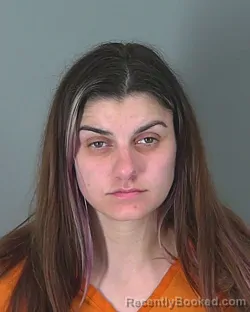 Mugshot of KAYLA MARTINEZ booked in Spartanburg County, South Carolina on March 7, 2026