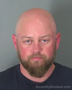 Mugshot of JOSHUA STEINBACK booked in Spartanburg County, South Carolina on March 7, 2026