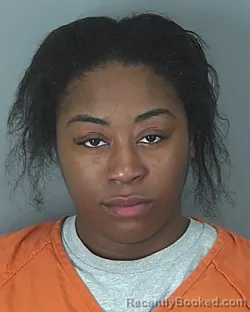 Mugshot of MELAKIA HILL booked in Spartanburg County, South Carolina on March 7, 2026