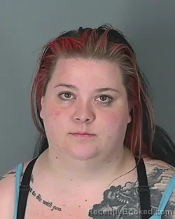 Mugshot of BRITTANY FELLMETH booked in Spartanburg County, South Carolina on March 7, 2026